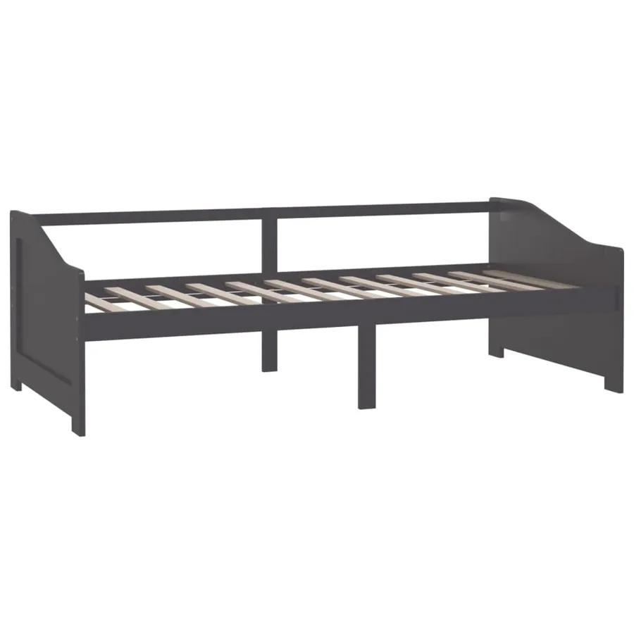 Lit de repos 3 places sans matelas Gris foncé 90x200 cm - 3