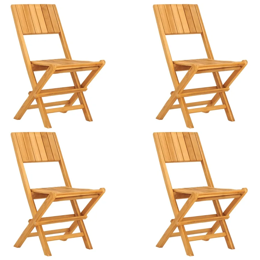 Ensemble à manger de jardin 5 pcs Bois de teck massif - 3