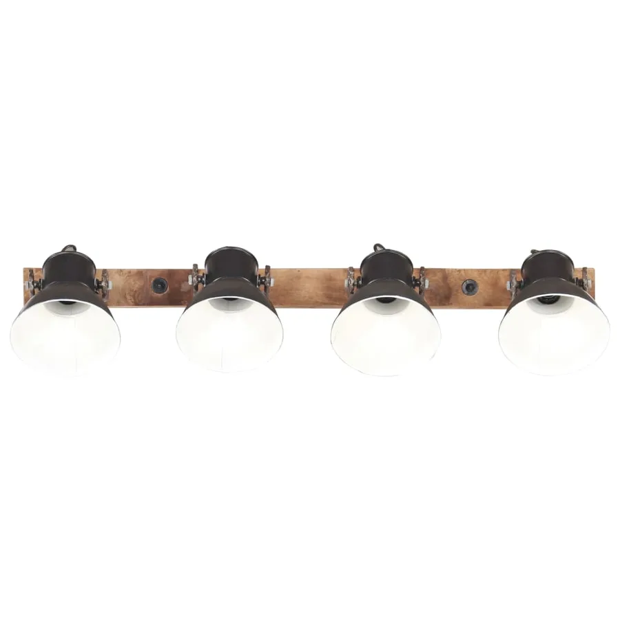 Lampe murale industrielle Noir 90x25 cm E27 - 3