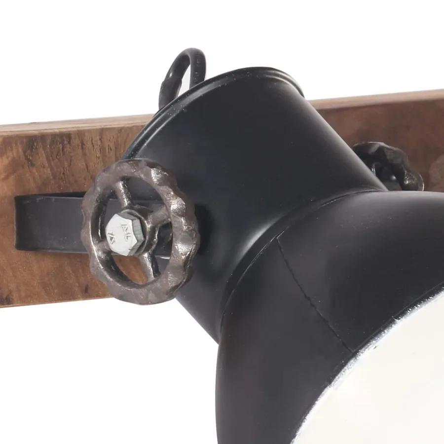 Lampe murale industrielle Noir 90x25 cm E27 - 4