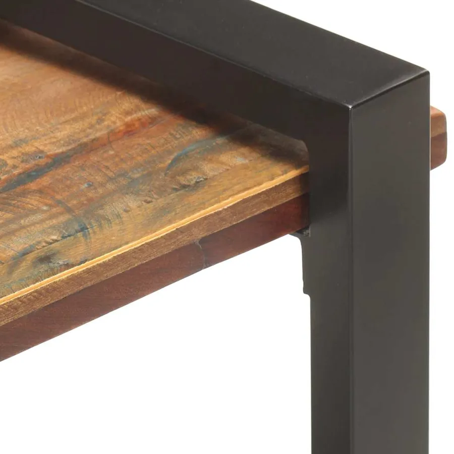 Meuble TV 90x40x40 cm Bois de récupération massif - 4