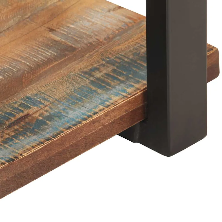 Meuble TV 90x40x40 cm Bois de récupération massif - 5