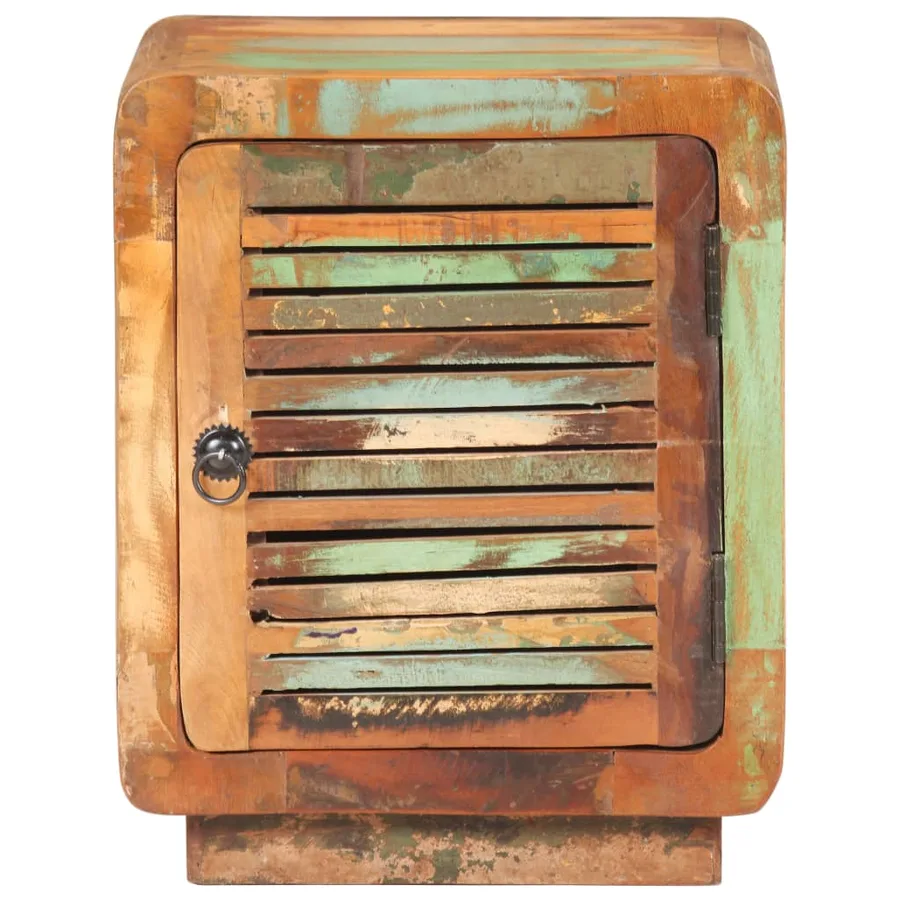 Table de chevet 40 x 30 x 50 cm Bois de récupération massif - 3