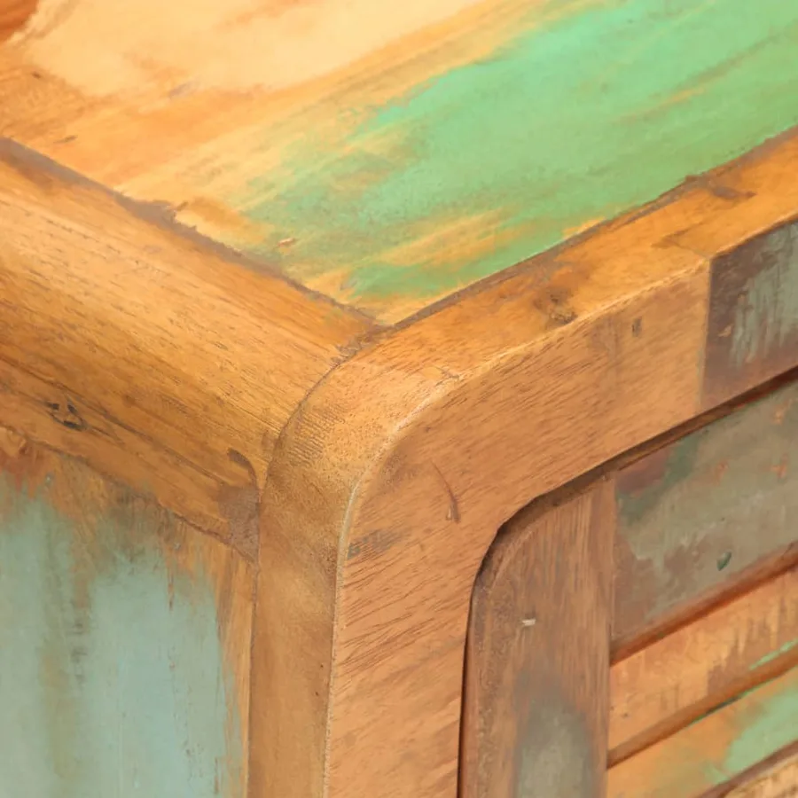 Table de chevet 40 x 30 x 50 cm Bois de récupération massif - 4