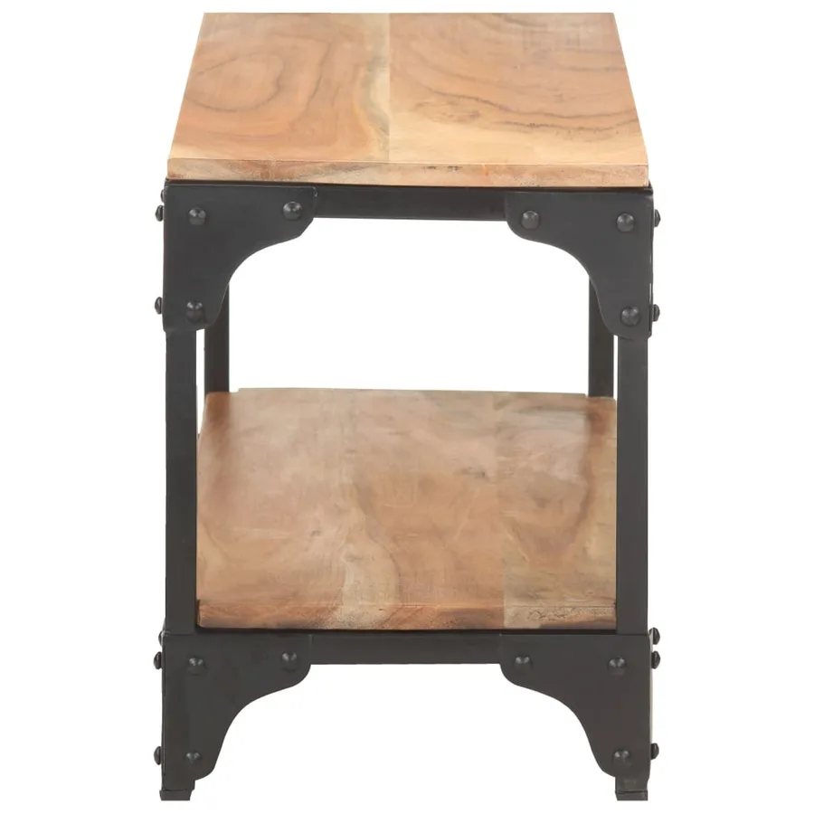 Table basse 90x30x40 cm Bois solide d'acacia - 3