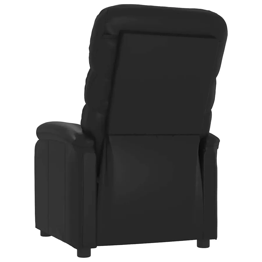 Fauteuil inclinable Noir Similicuir - 6