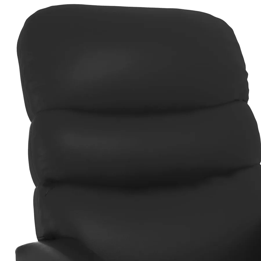 Fauteuil inclinable Noir Similicuir - 7