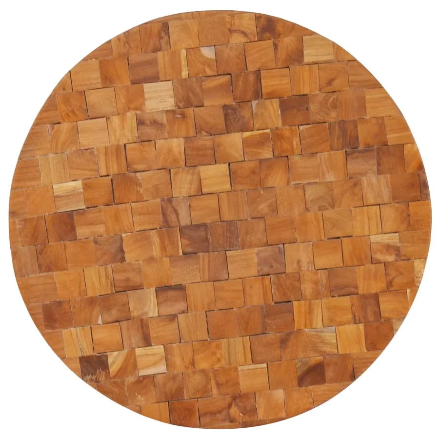 Table basse 60x60x35 cm Bois de teck massif - 5