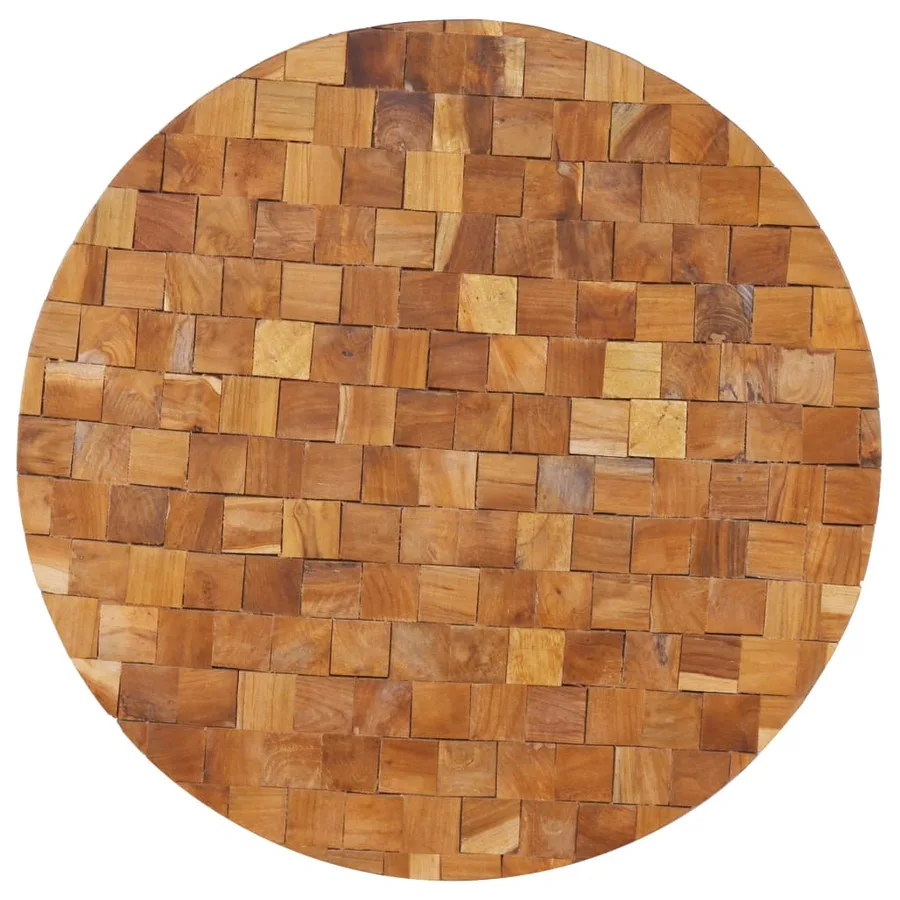Table basse 60x60x35 cm Bois de teck massif - 6