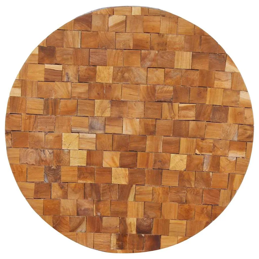 Table basse 60x60x35 cm Bois de teck massif - 7
