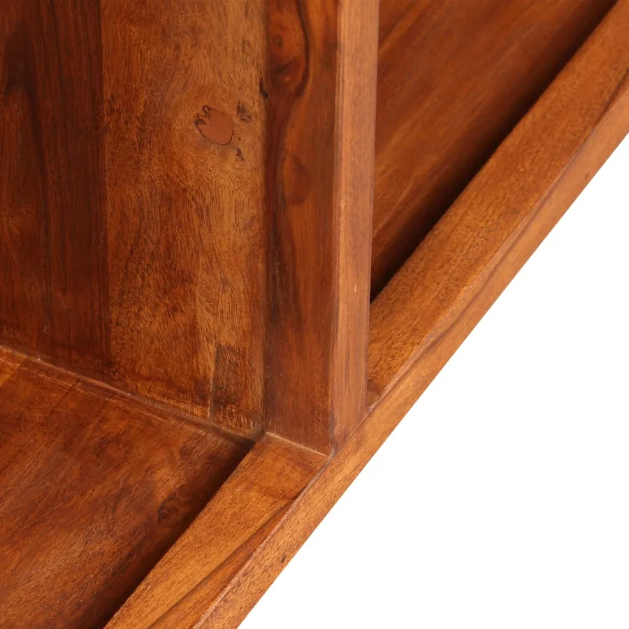 Meuble TV Bois massif avec finition miel 120 x 30 x 40 cm - 10