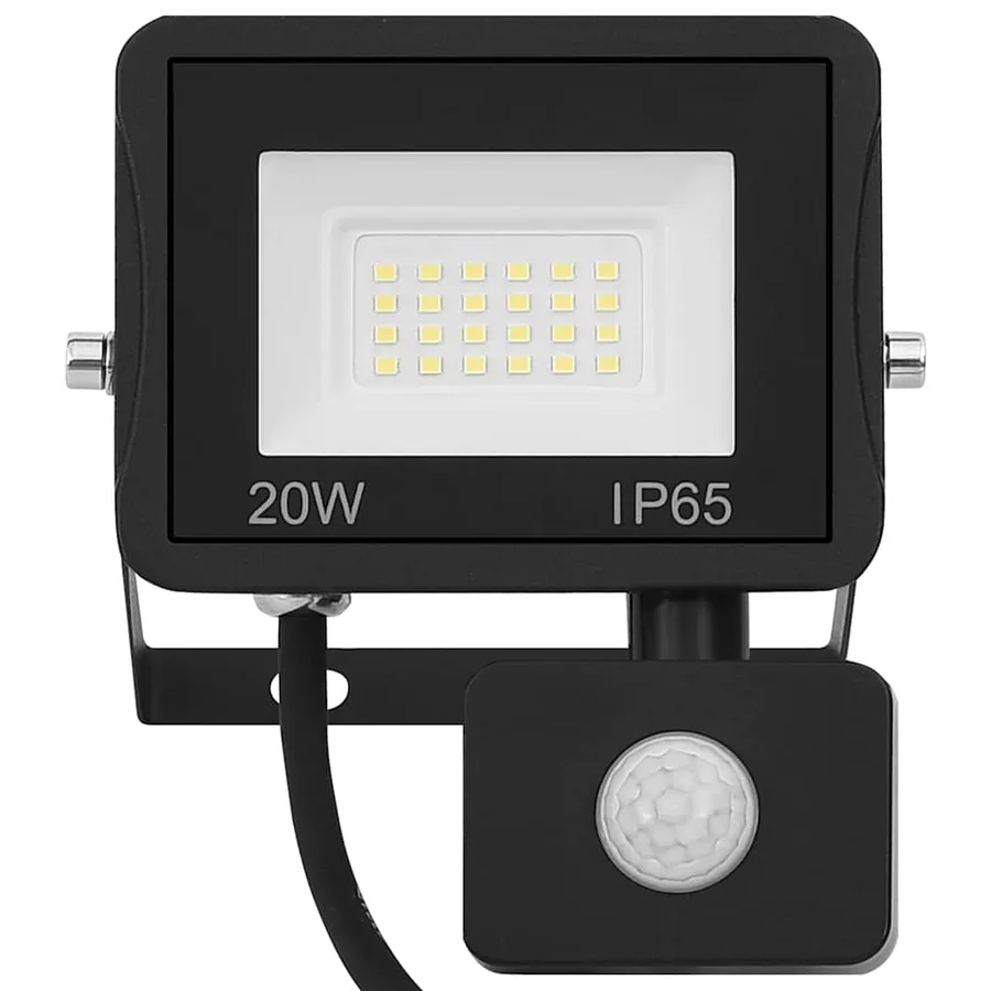 Projecteur à LED avec capteur 20 W Blanc chaud - 4