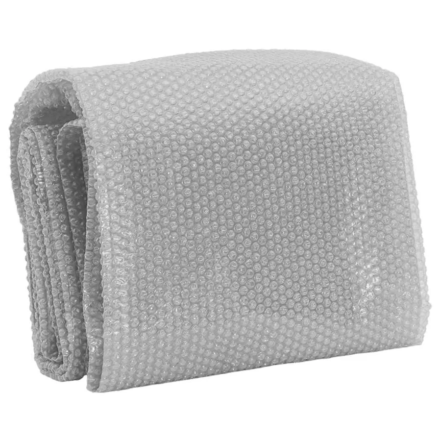 Film solaire de piscine flottant PE 527 cm Gris - 2