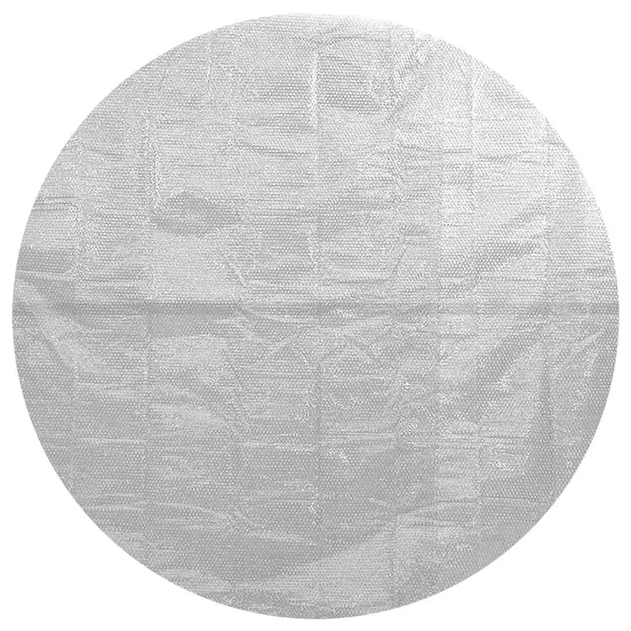 Film solaire de piscine flottant PE 527 cm Gris - 5