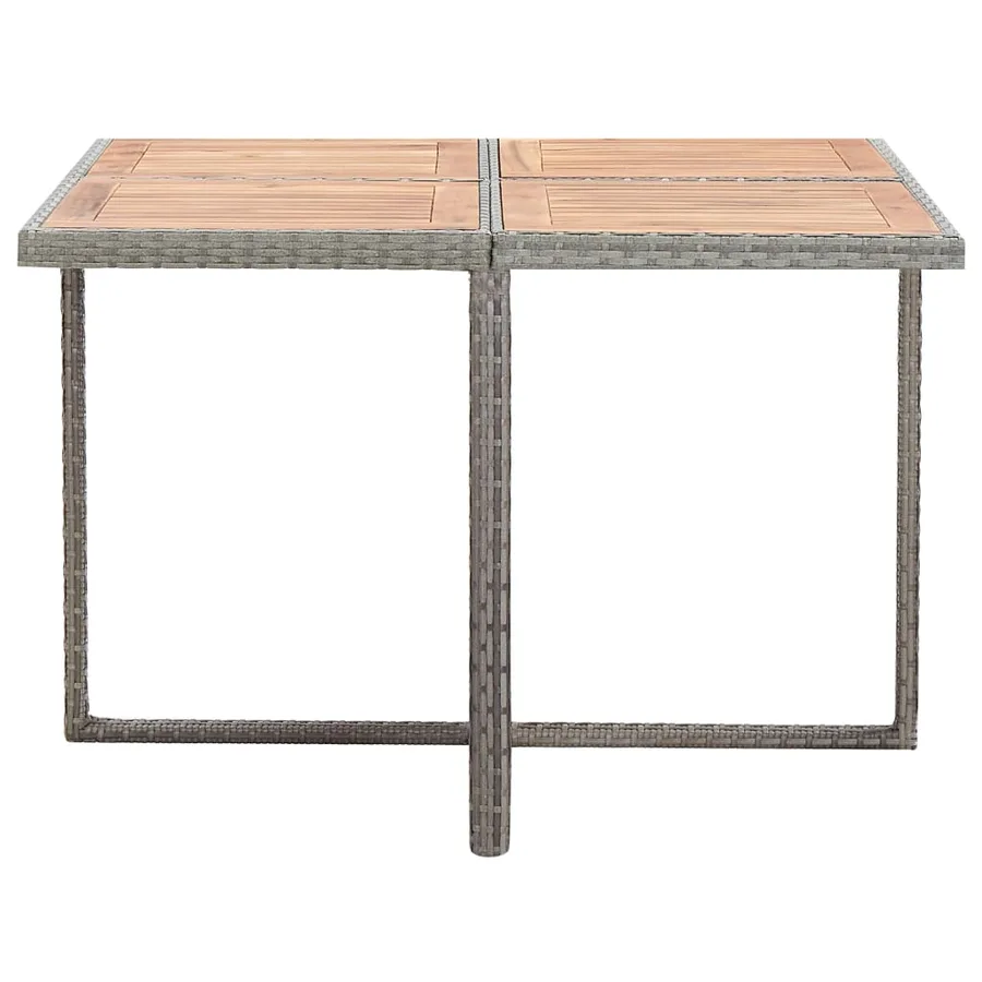 Ensemble à manger d'extérieur avec coussins 9pcs résine tressée - 8
