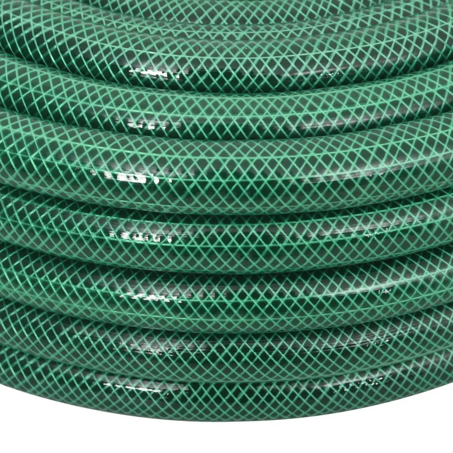 Tuyau d'arrosage avec jeu de raccords vert 0,75" 50 m PVC - 4