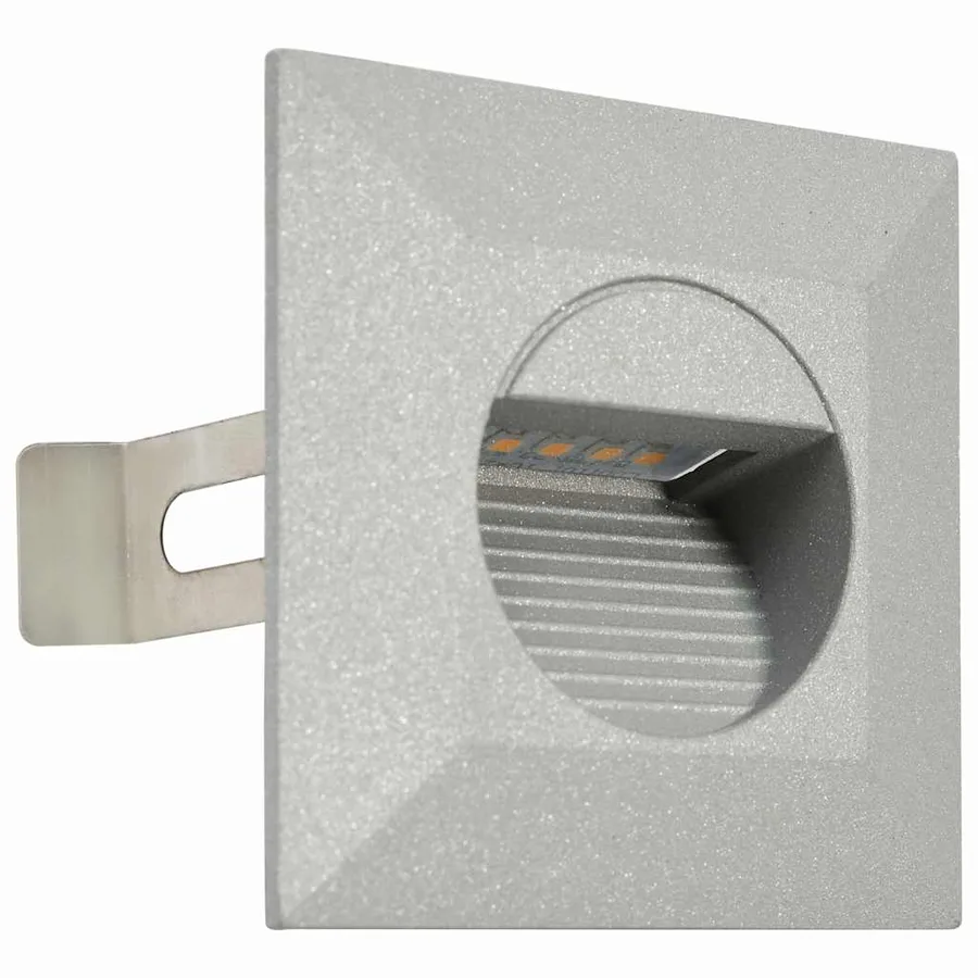 Appliques murales LED d'extérieur 6 pcs 2 W Argenté Carré - 3