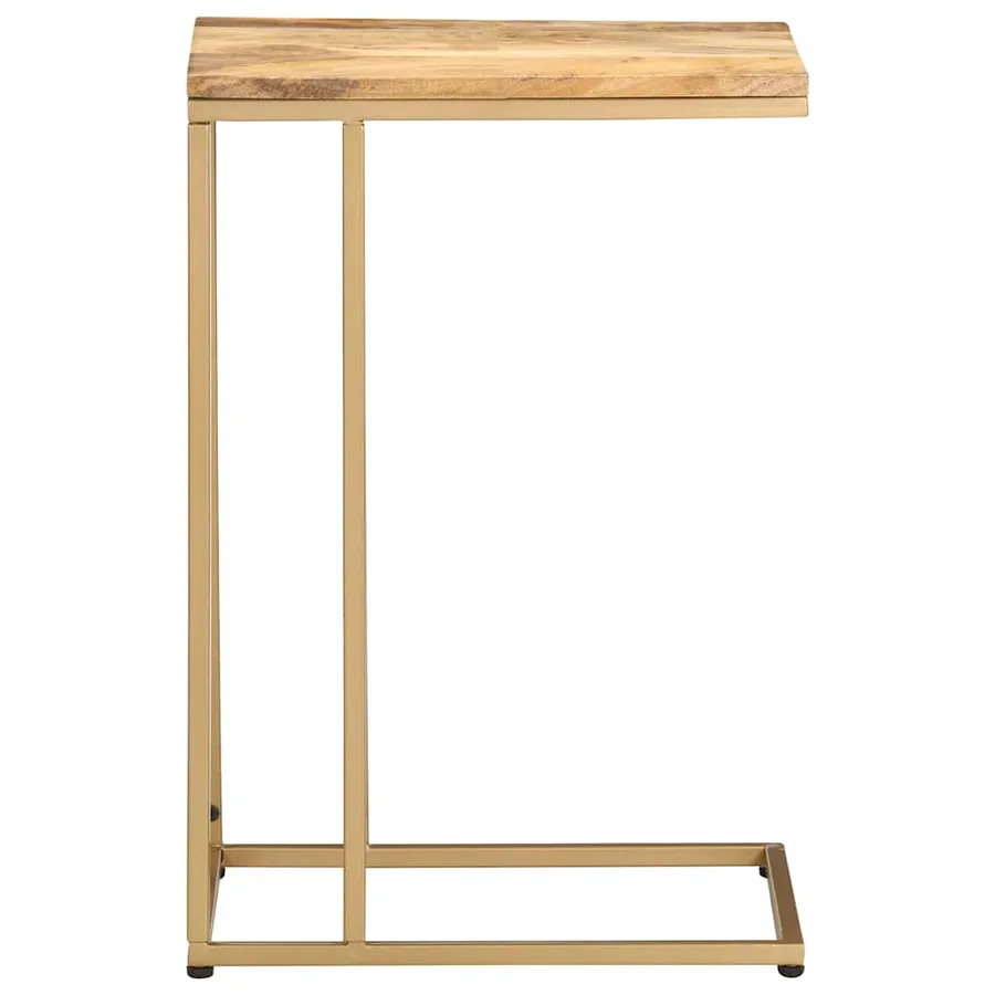 Table d'appoint 35x45x65 cm bois de manguier massif - 2