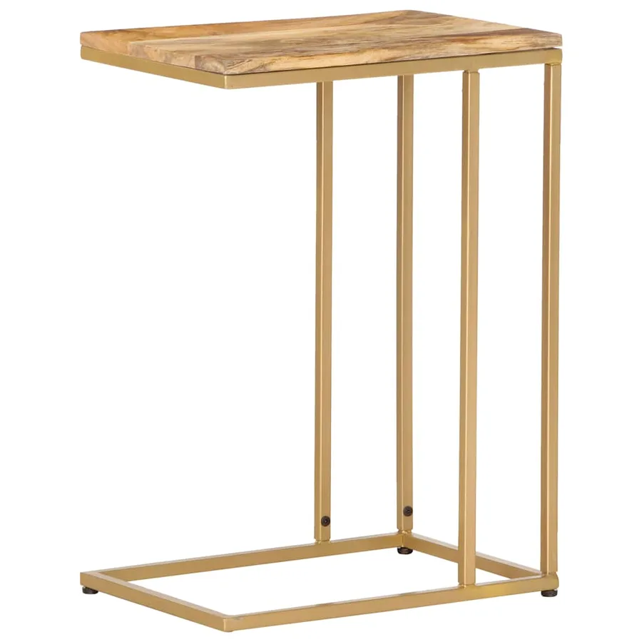 Table d'appoint 35x45x65 cm bois de manguier massif - 4
