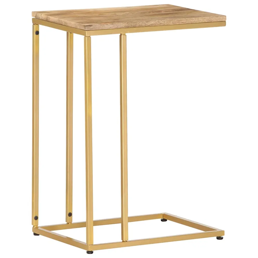 Table d'appoint 35x45x65 cm bois de manguier massif - 9