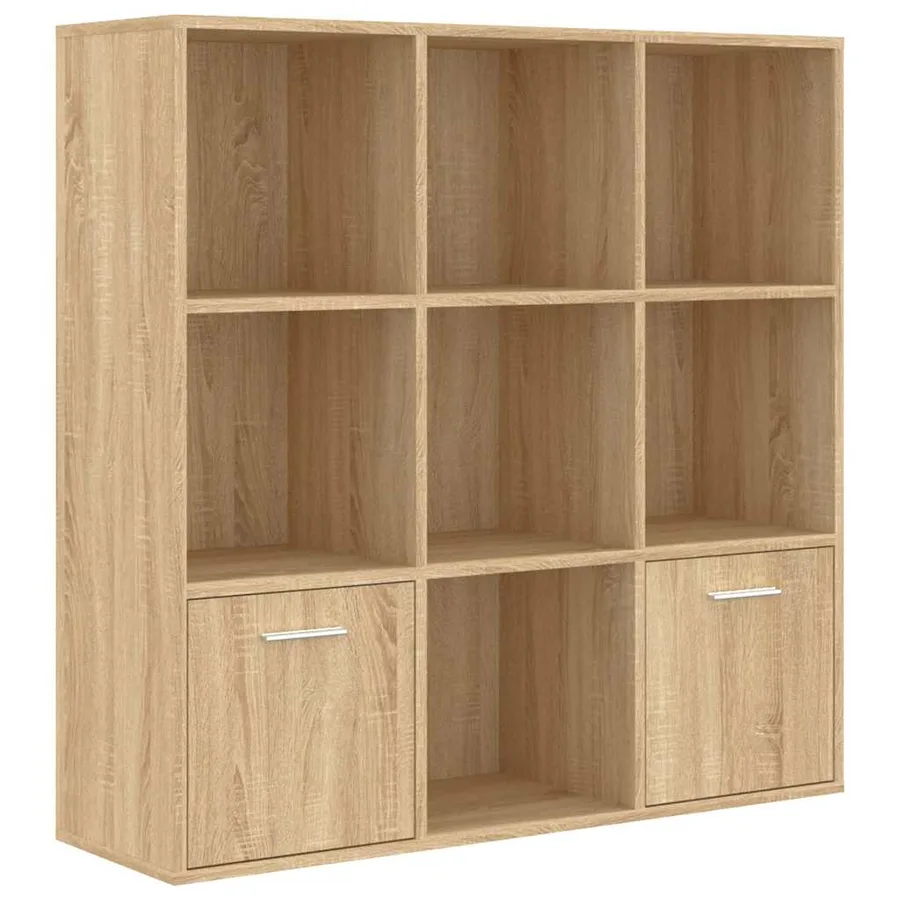 Bibliothèque Chêne sonoma 98x30x98 cm Bois d’ingénierie - 2