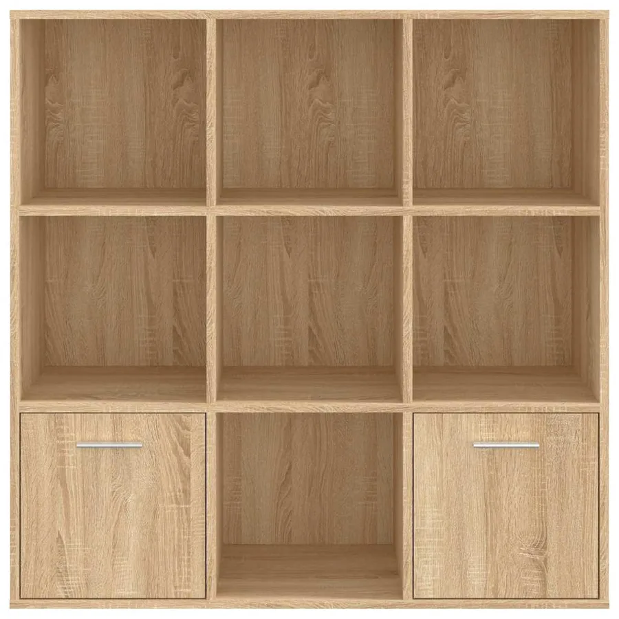 Bibliothèque Chêne sonoma 98x30x98 cm Bois d’ingénierie - 6