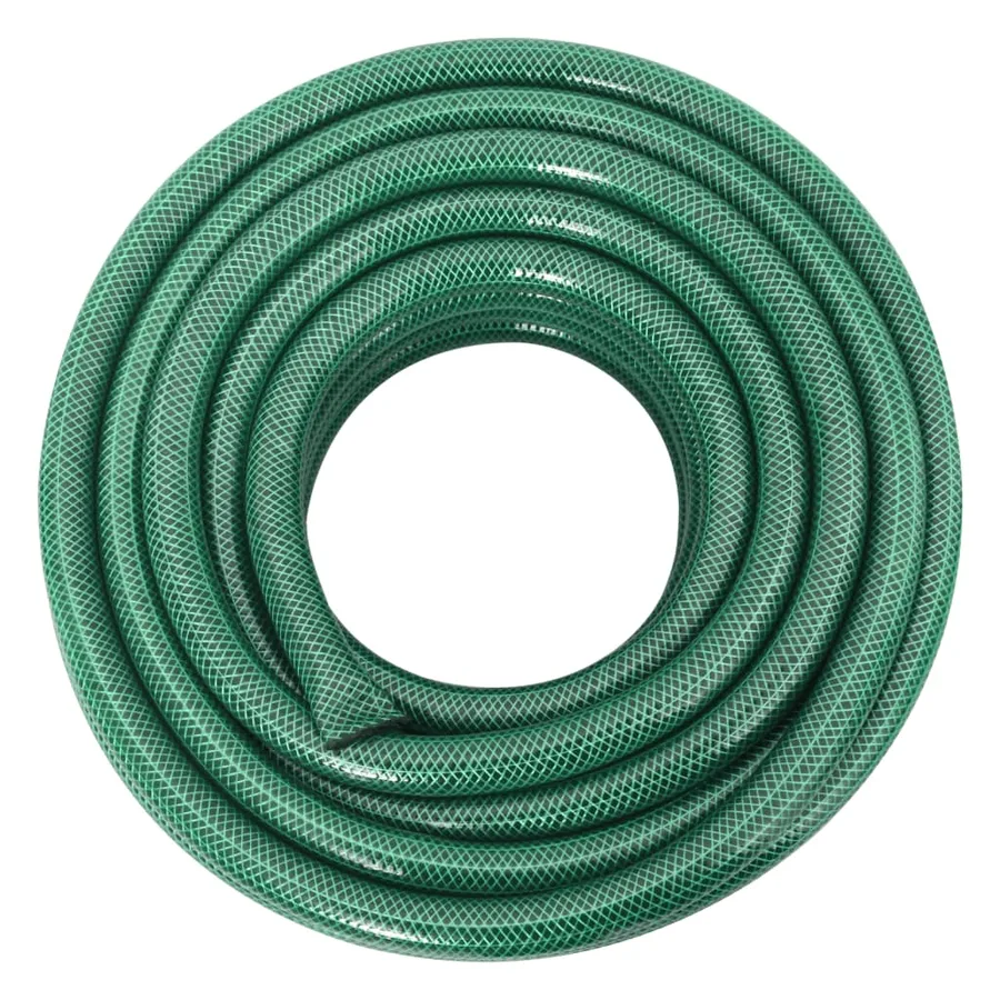 Tuyau d'arrosage avec jeu de raccords vert 0,75" 10 m PVC - 3