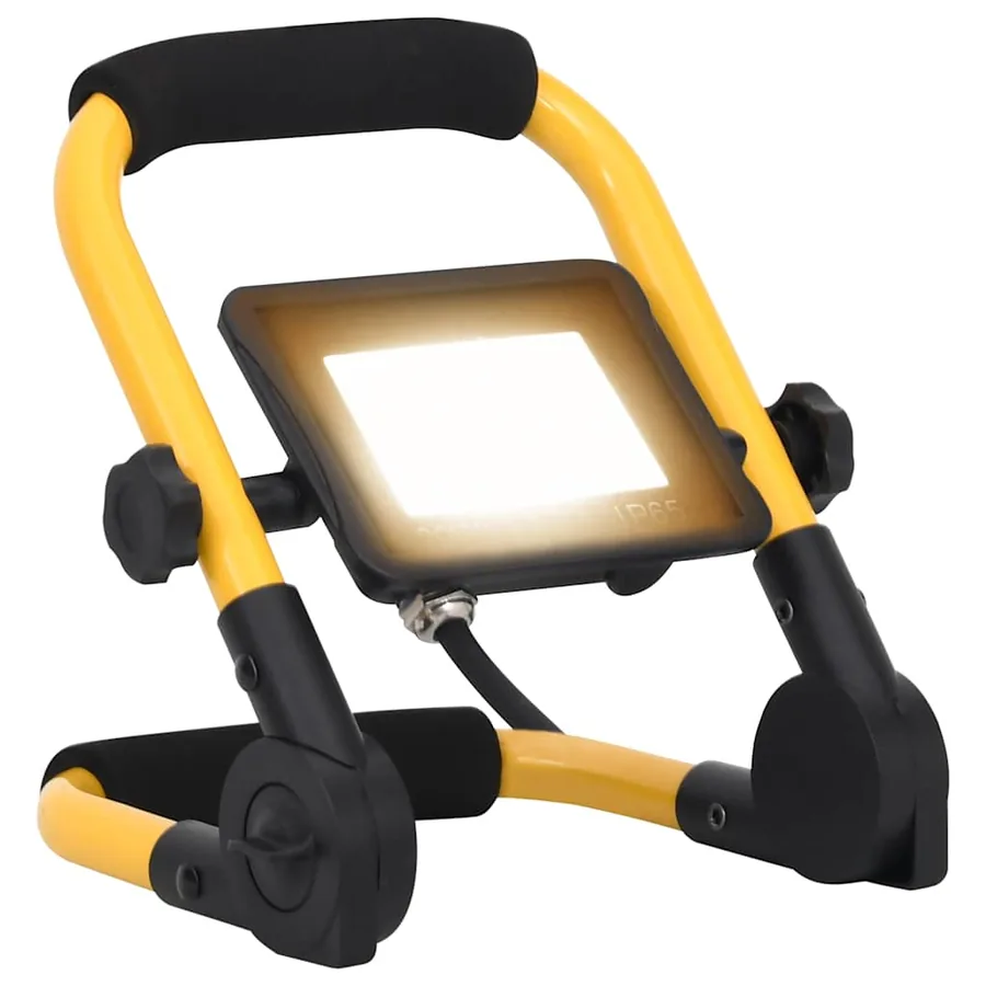 Projecteur à LED avec poignée 20 W Blanc chaud