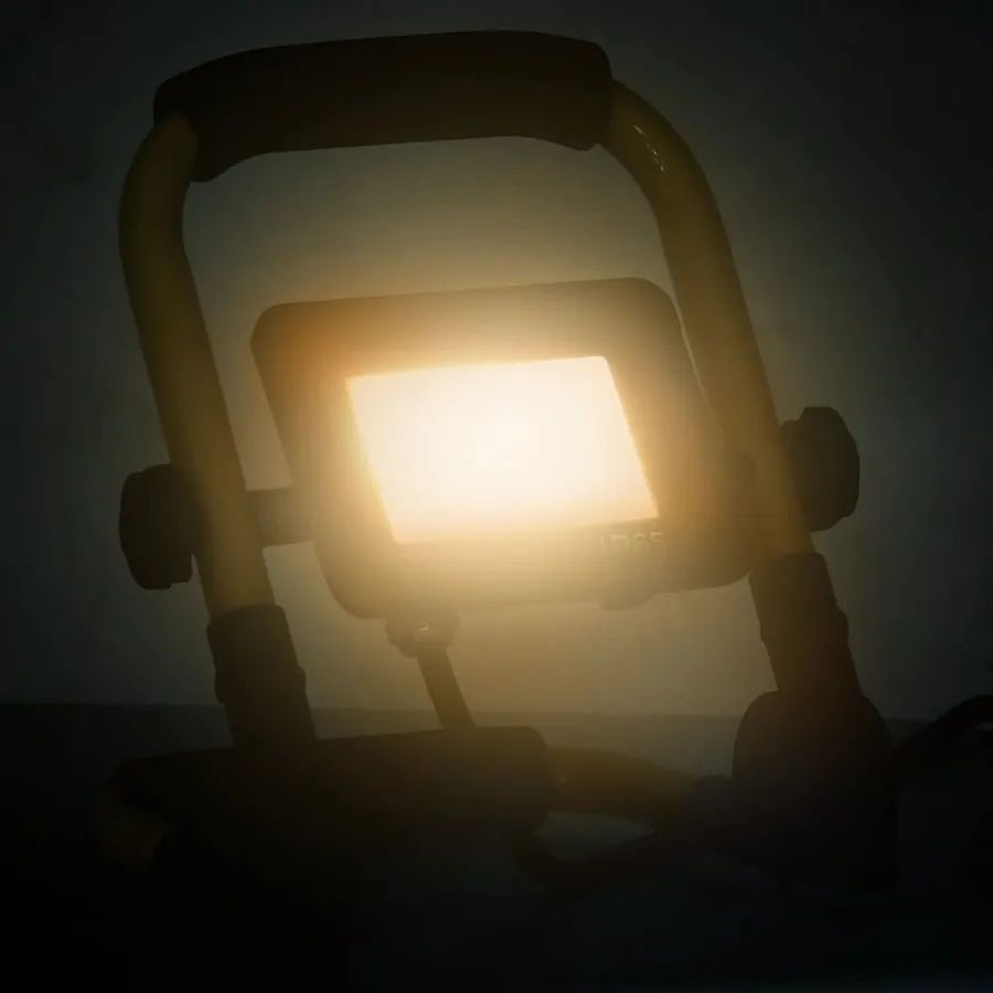 Projecteur à LED avec poignée 20 W Blanc chaud - 2