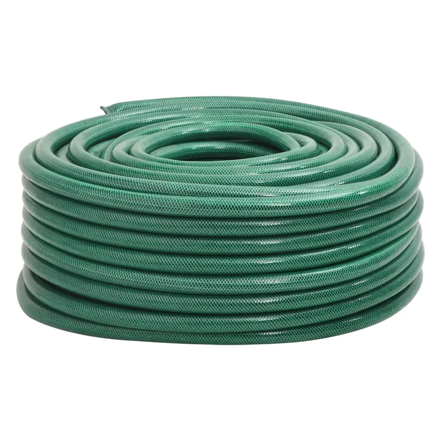 Tuyau d'arrosage vert 1" 100 m PVC