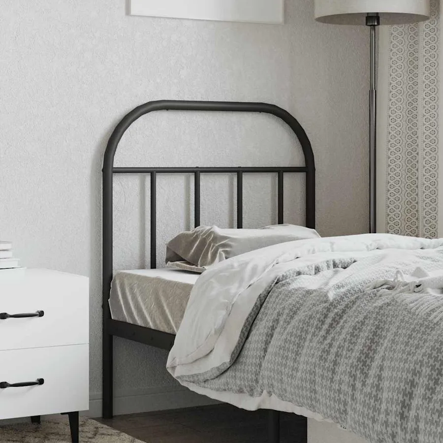 Tête de lit de remplacement métal noir 75 cm - 3