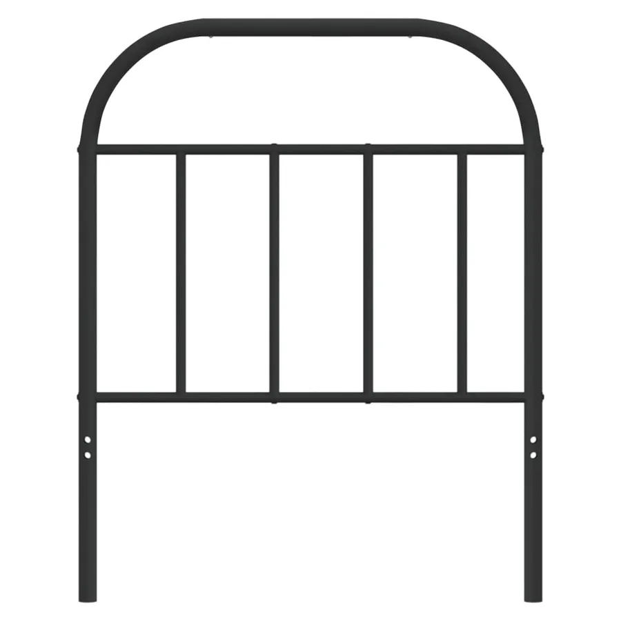 Tête de lit de remplacement métal noir 75 cm - 4