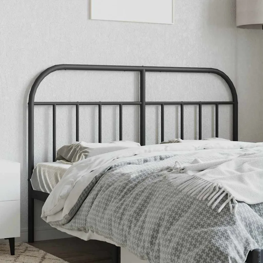 Tête de lit de remplacement métal noir 140 cm - 3