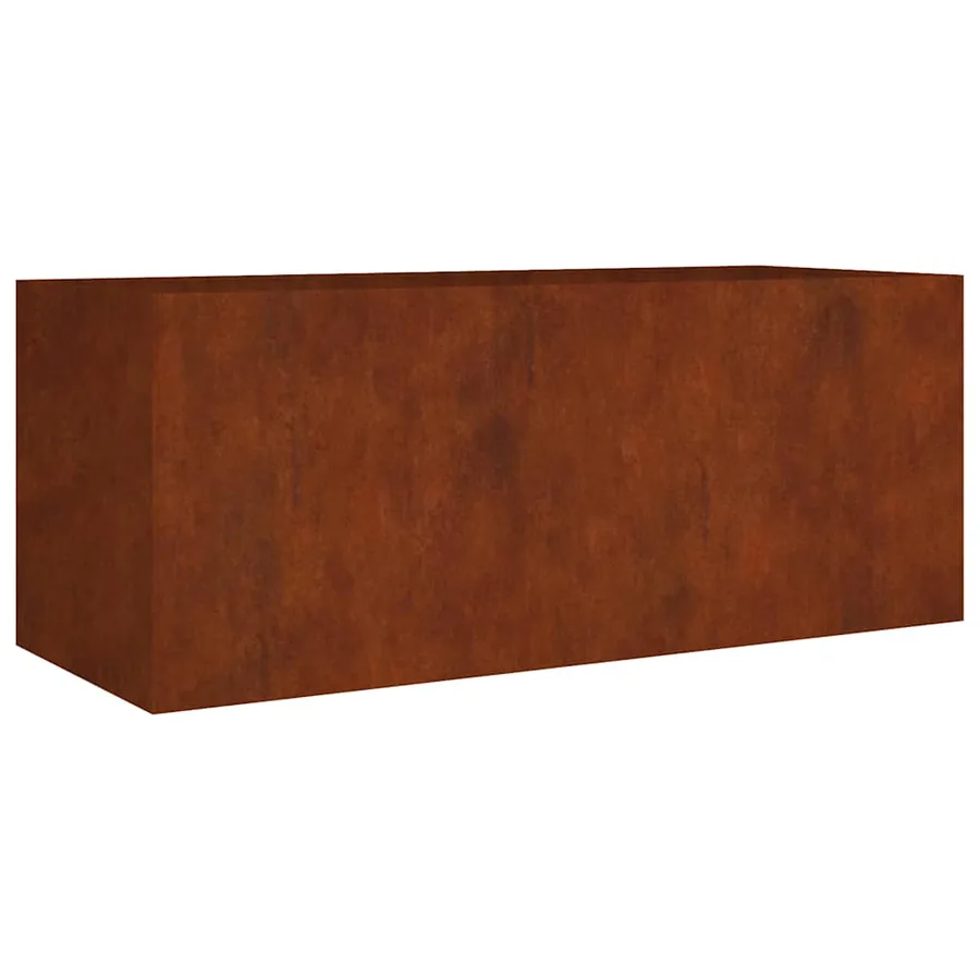 Lit surélevé de jardin 200x80x80 cm acier corten - 2