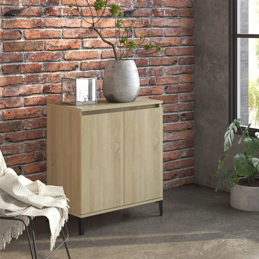 Buffet chêne sonoma 60x35x70 cm bois d'ingénierie