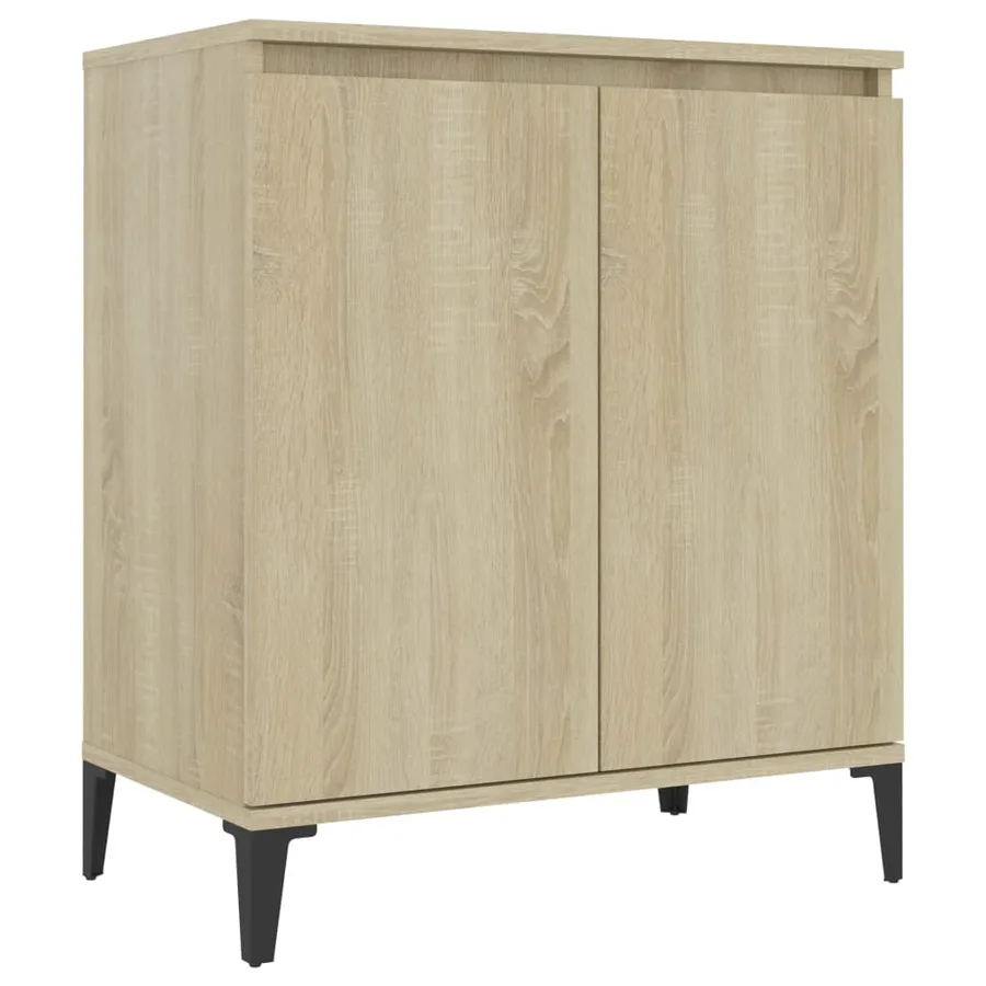 Buffet chêne sonoma 60x35x70 cm bois d'ingénierie - 2