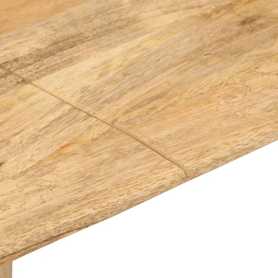 Banc 160x40x45 cm bois massif de manguier - 7