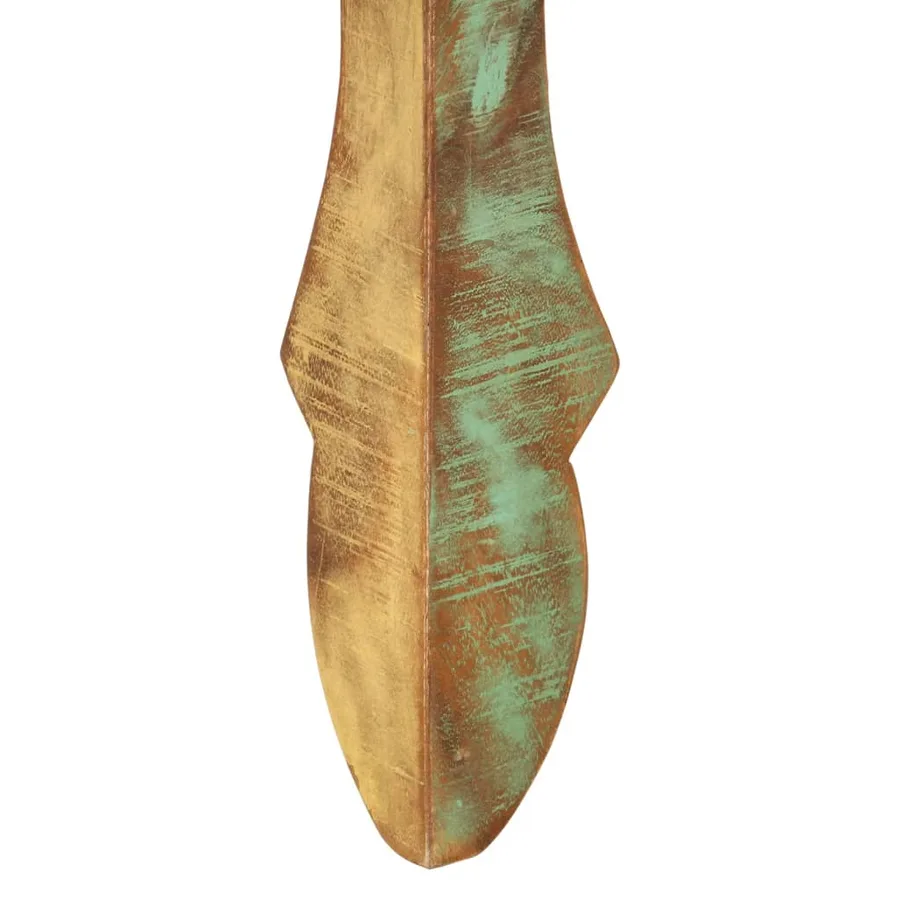 Table à manger 110x52x76 cm bois massif de récupération - 6
