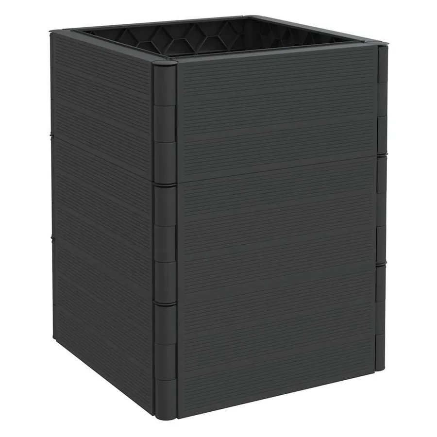 Jardinières de jardin 2 pcs anthracite PP - 4
