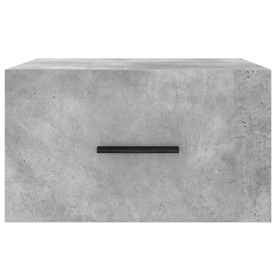 Tables de chevet murales 2 pcs gris béton 35x35x20 cm - 6