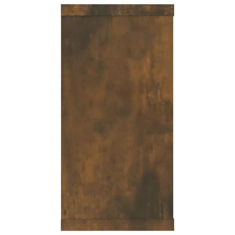 Étagères murales cubiques 4 pcs Chêne fumé 100x15x30 cm - 7