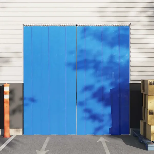 Rideau de porte bleu 200 mmx1,6 mm 25 m PVC