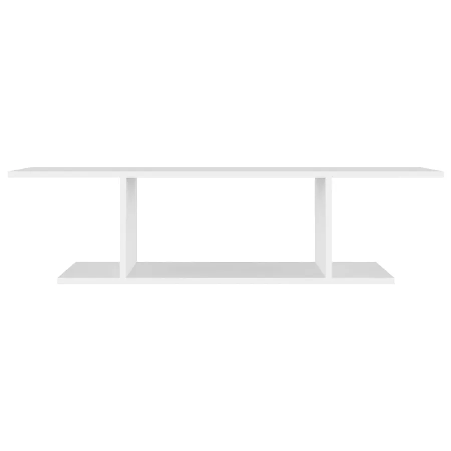 Meuble TV mural Blanc 103x30x26,5 cm - 4
