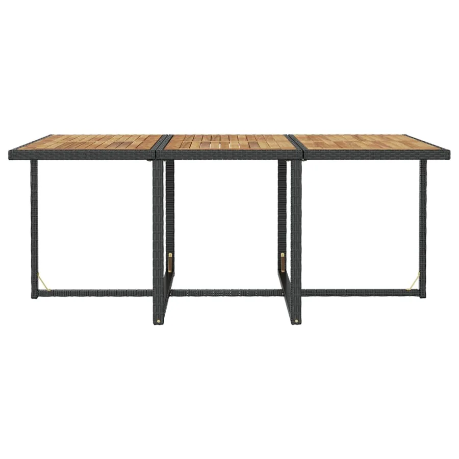 Ensemble à manger d’extérieur 11 pcs coussins résine tressée - 8