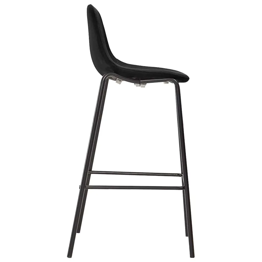 Ensemble de bar 3 pcs Tissu Noir - 9