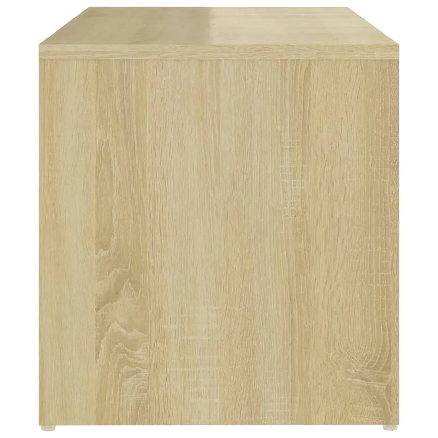 Table d'appoint chêne sonoma 59x36x38 cm bois d'ingénierie - 5