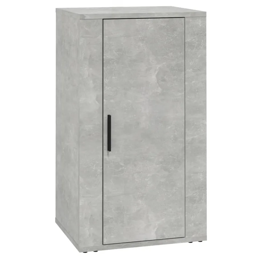 Buffet Gris béton 40x33x70 cm Bois d'ingénierie - 2