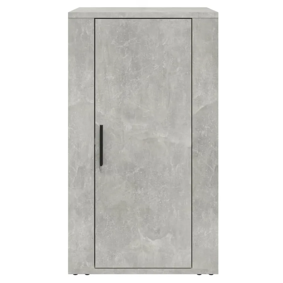 Buffet Gris béton 40x33x70 cm Bois d'ingénierie - 3
