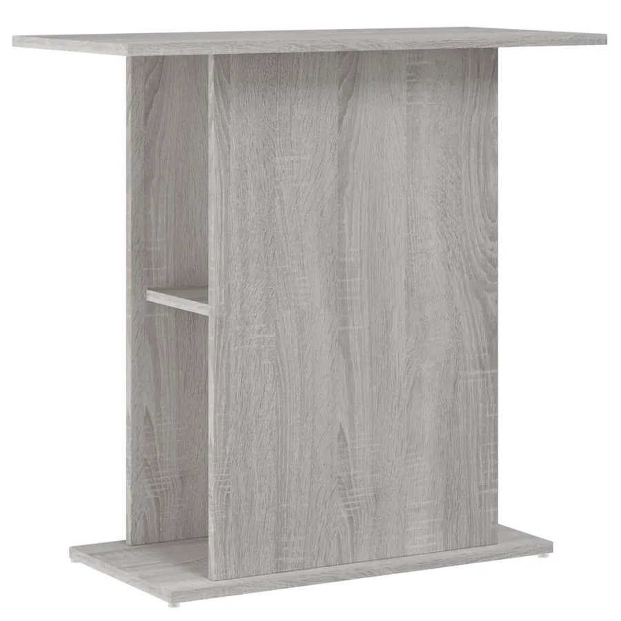 Support d'aquarium sonoma gris 75x36x72,5 cm bois d'ingénierie - 2