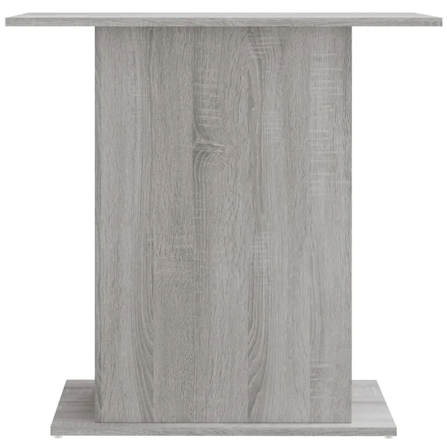 Support d'aquarium sonoma gris 75x36x72,5 cm bois d'ingénierie - 4
